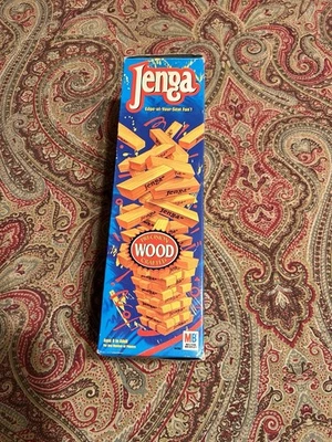Classic Jenga Wood Puzzle Game; Precision Crafted, Milton Bradley (2000 Edition) - Image 1 of 4