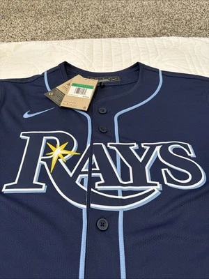 Nike Tampa Bay Rays Jersey Wander Franco Mens X-Large Blue New With $175 Tag - Image 1 of 4