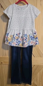 Girls Jeans Outfit Size 7 - Picture 1 of 4