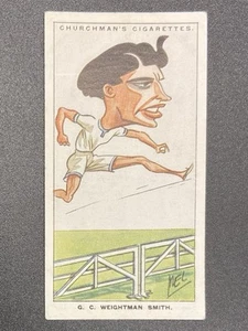 1928 W.A. & A.C. Churchman Men of the Moment Small Track #6 G.C. Weightman Smith - Bild 1 von 2