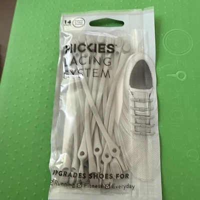 Sistema de cordones Hickies gris 14 unidades talla única sistema de cordones sin ataduras nuevo Foto 1 de 2