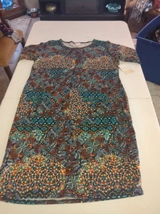 Lula Roe Damen Kleid geometrische Muster Größe 3XL - Bild 1 von 4