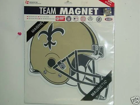 NFL New Orleans Saints Team Car Magnet, NEW (Helmet) Cover