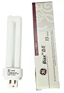 GE 4-Pin Biax 13 Watt 2700K F13DBX/827/ECO4P G24q-1 Compact Fluorescent Bulb - Picture 1 of 1