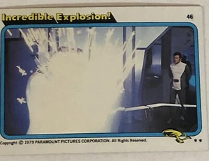 Star Trek 1979 Trading Card #46 Incredible Explosion William Shatner - Picture 1 of 2