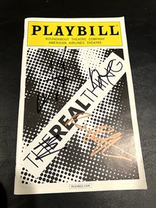 The Real Thing Signed Playbill October 2014 Ewan McGregor - Picture 1 of 6