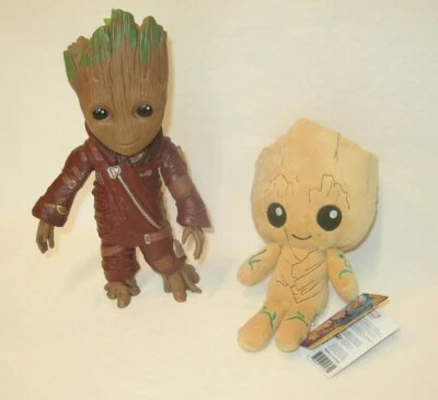 Guardians of the Galaxy 2 Baby Groot 10 Inch Figure & 8 Inch Marvel Plush Funko  - Image 1 of 4