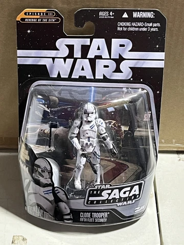 STAR WARS CLONE TROOPER FIFTH FLEET SECURITY 059 Saga Collection NEW ON CARD Cover