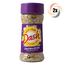 2x Shakers Mrs Dash Flavor Full Salt Free Onion & Herb Seasoning Blend 2.5oz 
