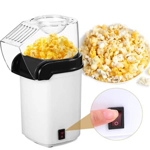 Heißluft Popcornmaschine fettfrei Retro Popcorn Maker Kino Popcornautomat 1200W - Bild 1 von 14