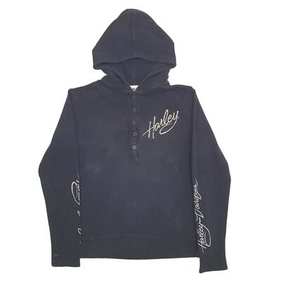 HARLEY DAVIDSON толстовка с капюшоном хлопок смесь джемпер толстовка женщин L - Изображение 1 из 4
