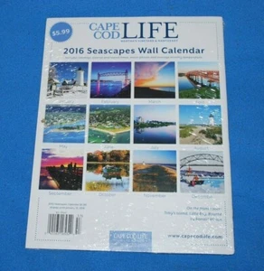 (NEU) 2016 Cape Cod Leben Publikationen SEELANDSCHAFTEN Kalender 8" x 10,5" kostenloser Versand  - Bild 1 von 5