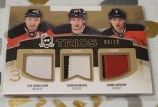 2012-13 UD The Cup Trios Ilya Kovalchuk Adam Henrique Larsson /10 Jersey Patch
