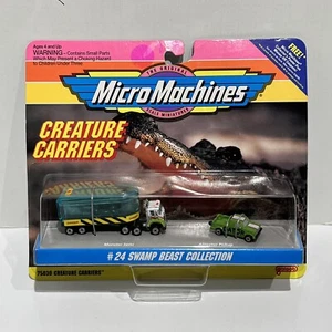 Micro Machines Creature Carriers #24 Swamp Beast Alligator Truck Galoob 90s Toys - Picture 1 of 12