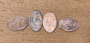 4er Set NORTH CAROLINA AQUARIUM KUPFER gepresst zerschlagen Sammlerstück Pennies - Bild 1 von 7