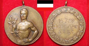 LEICHTATHLETIK MEDAILLE WEIMARER REPUBLIK J SC ? SCC CHARLOTTENBURG BERLIN 1929 - Picture 1 of 1