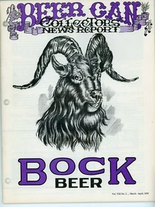 1978 Billy Goat Widder Kunst Zeichnung Deckel Bierdose Sammler Nachrichten Bericht Magazin - Bild 1 von 2