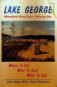 Lake George Adirondack Booklet 1960s Motor Court Association - Picture 1 of 5