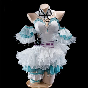 Genshin Impact Furina Cosplay Costume Women Girl Full Dress Focalors Halloween - Picture 1 of 20