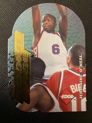 JERMAINE O'NEAL RC 1996-97 EDGE ROOKIE RAGE #34 DIE CUT MINT — 第 1/4 张图片