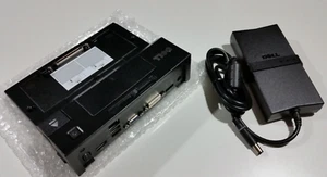 New Genuine Dell PR03X K07A E-Port Port Replicator + 130w PA-4E JU012 AC Adapter - Picture 1 of 5