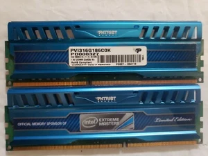 Patriot 16GB (2x8GB) DDR3-1866MHZ Desktop Memory PV316G186COK - Picture 1 of 1