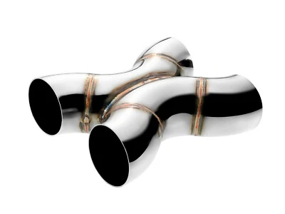 51 mm en acier inoxydable X tuyau tuyau d'échappement X-Pipe interférence sys... - Photo 1/3