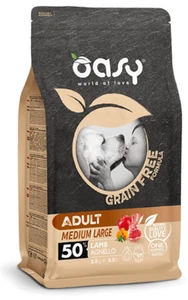 OASY Cane crocchette Grain Free Medium Large Agnello 12KG senza cereali - Foto 1 di 2