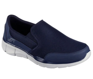 SCARPE DA UOMO SKECHERS TAGLIA 8,5 M EQUALIZZATORE 3.0 SLIP ON NAVY NUOVE - Foto 1 di 5