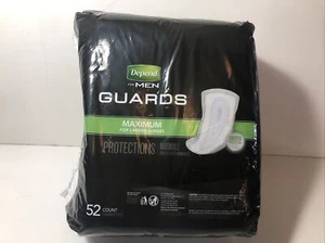 Protectores de incontinencia/almohadillas para incontinencia Depend para hombres/almohadillas de control de la vejiga, máximo - Imagen 1 de 2