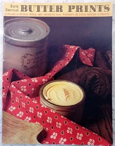 Early American Butter Prints Vtg 1974 Elmer Smith Rural Folk Art Designs 32p PB - Picture 1 of 9