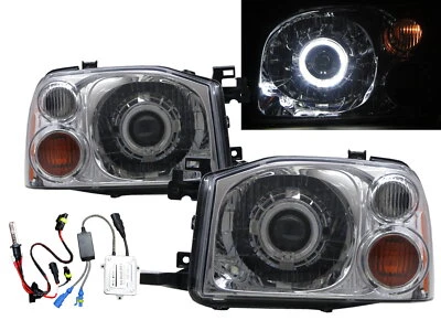 NAVARA D22 MK1 01-04 Guide LED Halo Projector HID Headlight CH for NISSAN LHD - Bild 1 von 4