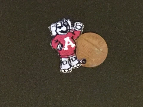 Alabama Crimson Tide 1" Patch Mascot Logo College Cover