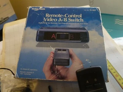 Remote control A-B switch box , Radio Shack / Archer  15-1957, control and power - Image 1 of 4