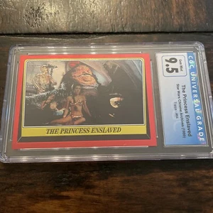 1999 Topps Star Wars Chrome Archives #64 The Princess Enslaved Card CGC 9.5 - Picture 1 of 7