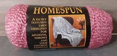 Lion Brand Homespun Yarn 1 Skeins 6oz 185 Yards Boston Rose Pink - Image 1 of 4