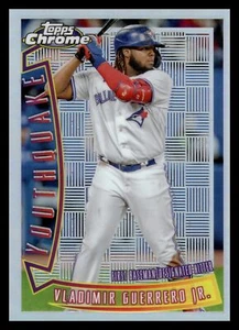 2022 Topps Chrome SONIC VLADIMIR GUERRERO JR. YOUTHQUAKE YQ-26 BLUE JAYS - Picture 1 of 2