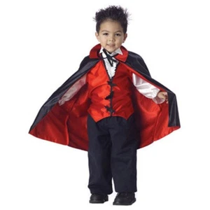 Costume 2pc Dracula Vampire Toddler Boy Size Small 2-4 New - Picture 1 of 1