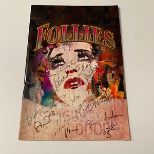 'Follies' Broadway Musical Program Autographed Signed by Cast 16+ Signatures