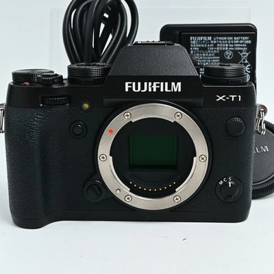 Fujifilm Fuji X-T1 Black 16.3MP Camera Body [Near Mint / Shutter count 110] - Image 1 of 4