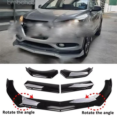 For Honda HR-V CR-V Element Glossy Black Front Bumper Lip Splitter Spoiler Chin - Image 1 of 4