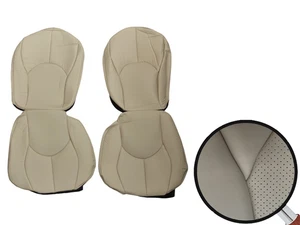 Juego de fundas de asiento Mercedes-Benz R129 SL desde 1995 con agujero perforación beige - Imagen 1 de 1
