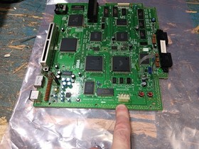 Sega Japan Saturn JAPAN VERSION 4-PIN MB ONLY-QUICK TEST-POWER AND VIDEO-SEE ALL