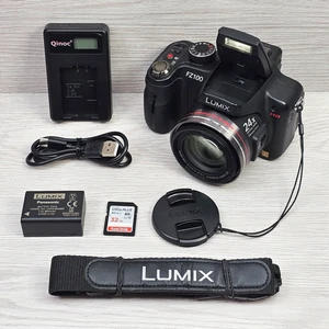 Panasonic Lumix FZ100 14.1MP Camera + 32GB SD & Accessories (Tested/Working) - Picture 1 of 15