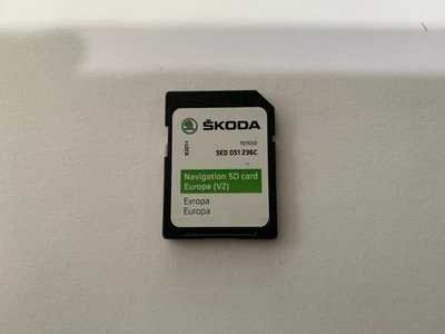 SKODA Octavia Superb Fabia Navigation SD Karte Europa (V2) 5E0051236C - Bild 1 von 2
