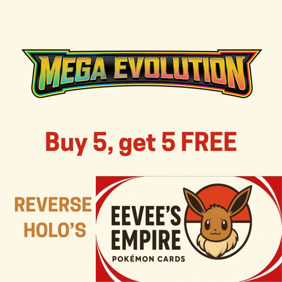 Pokemon Mega Evolution MEG /132 - Reverse Holos - Single/Individual Cards - Image 1 of 1