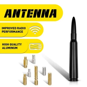 4.25 inch Black Antenna Mast Power for DODGE RAM & RAM 1500 2500 3500 09-23 New - Picture 1 of 9