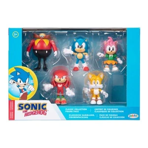 JAKKS PACIFIC LTD PACK 5 FIGURINES SONIC 6CM - Picture 1 of 8