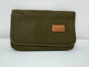 Jeep OEM Owner's Manual Pouch/Holder Olive Green Canvas Velcro Closure - Bild 1 von 6