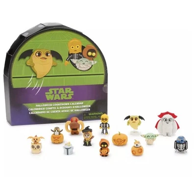Star Wars Halloween Cuenta Regresiva Calendario 13 Figuras Vinilo R2-D2 C-3PO Grogu Ewok Foto 1 de 4